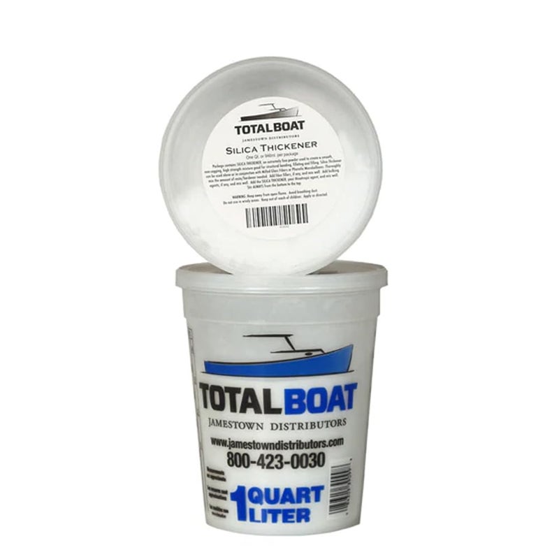 Fumed Silica Cabosil Powder Thickener for Epoxy Resin, Polyester Resin, Paint, Silicone, and Varnish (Quart)